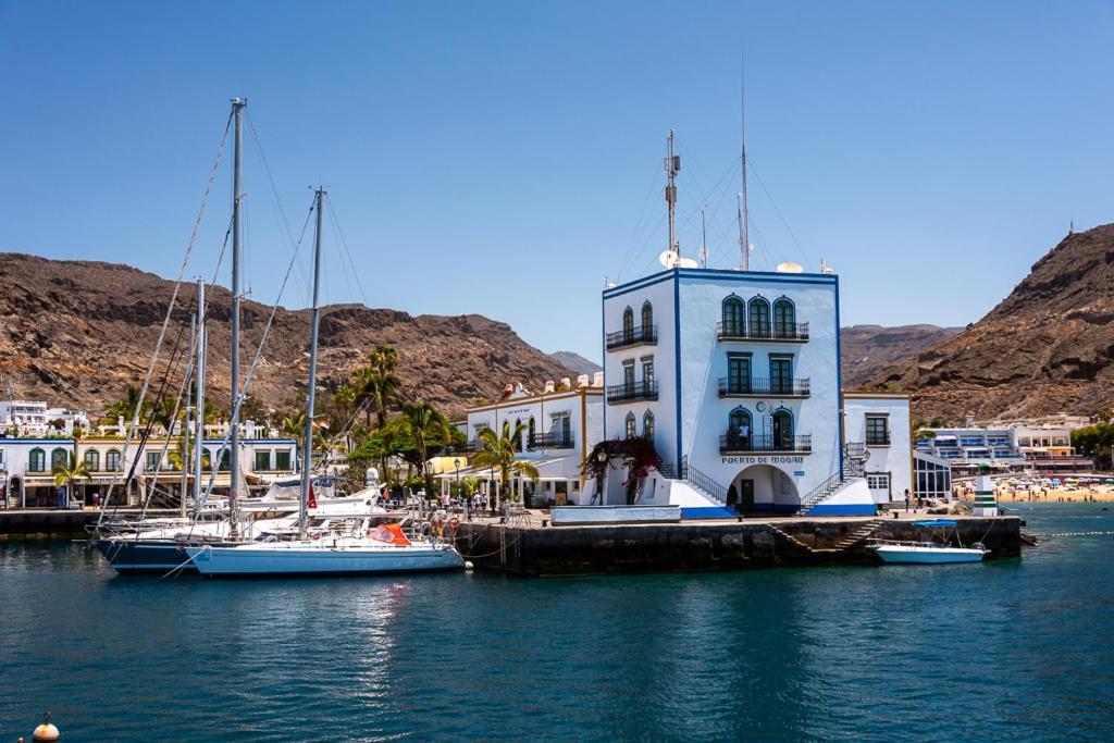 Apartamentos Las Palmeras 莫甘海滩 外观 照片